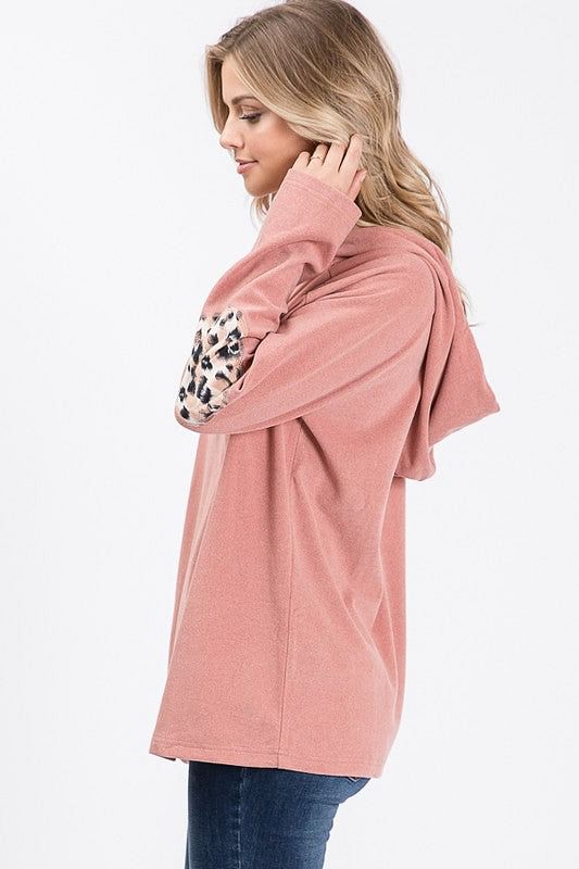 Leopard Print Hoodie