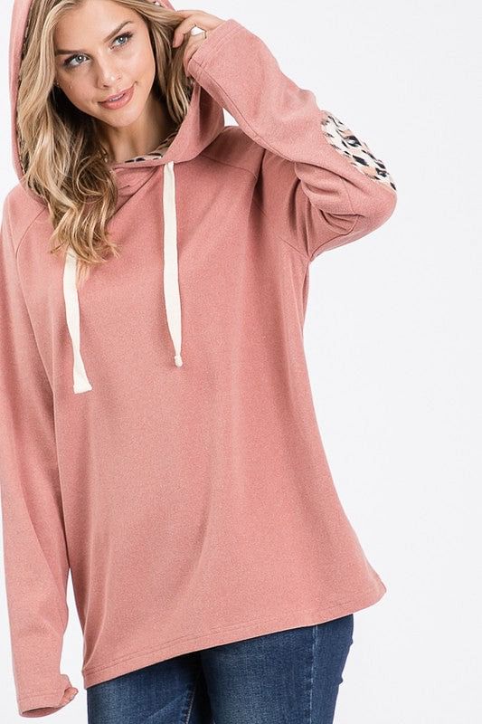 Leopard Print Hoodie