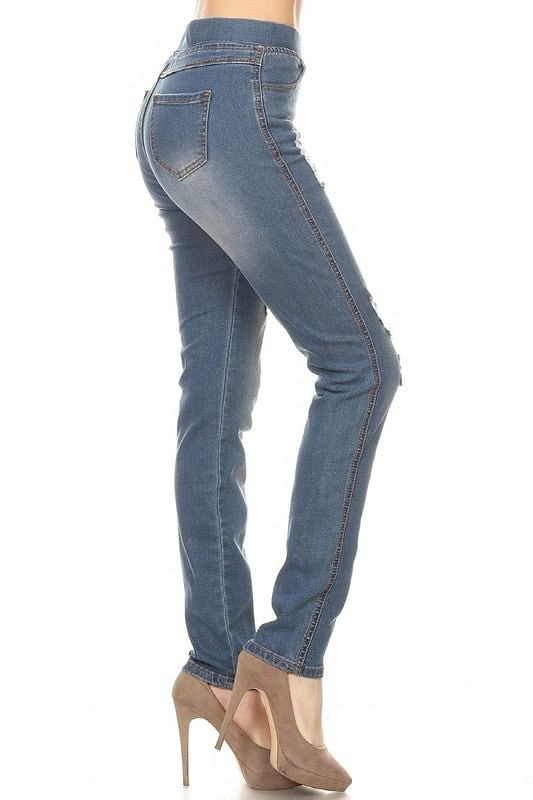 Better Than Denim! Distressed Jeggings