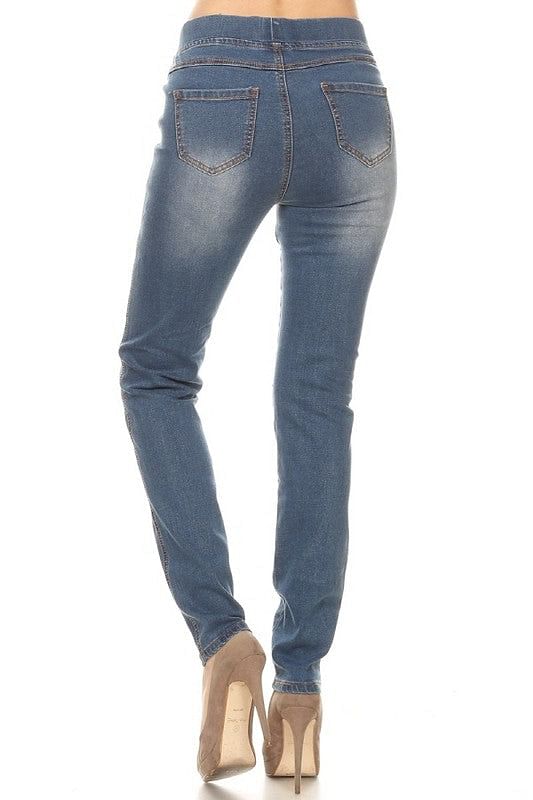 Better Than Denim! Distressed Jeggings