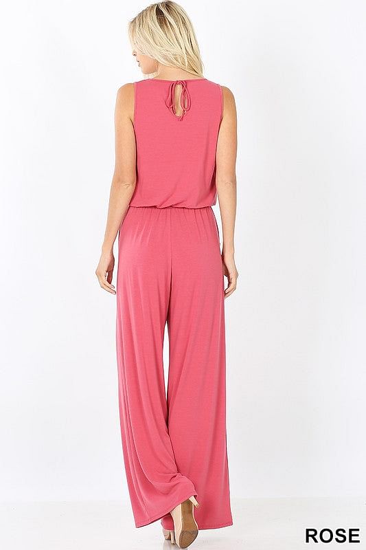 Pleated Jumper in Ruby Red