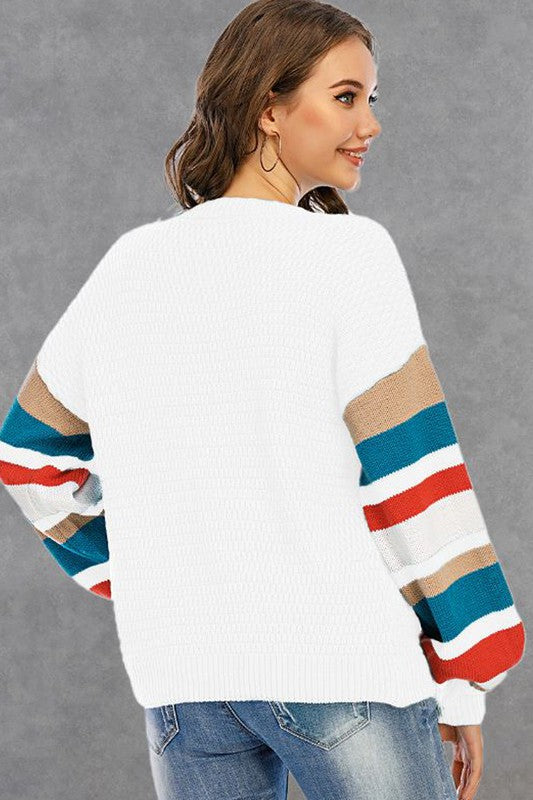 Shine On Sweater - White