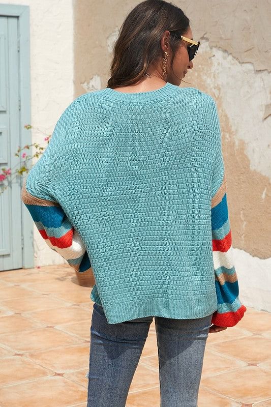 Shine On Sweater - Blue