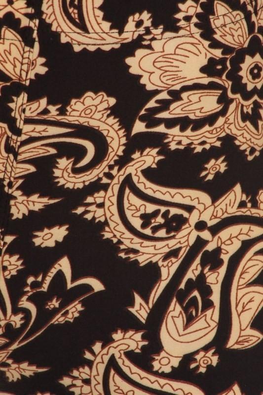 Damask Capri Leggings