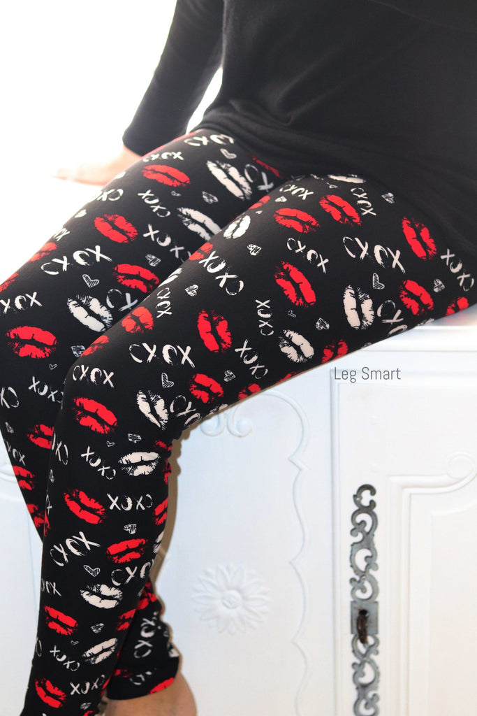 X's and O's Leggings Valentine's Day gift or just a treat for yourself.