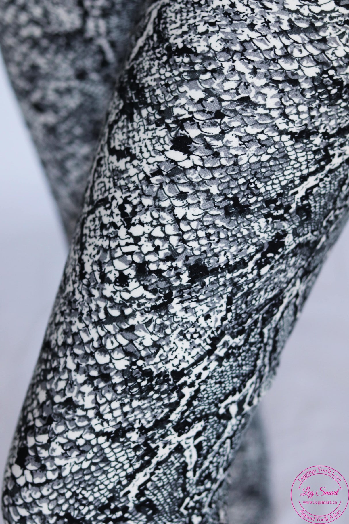 Snake Skin Capri Leggings