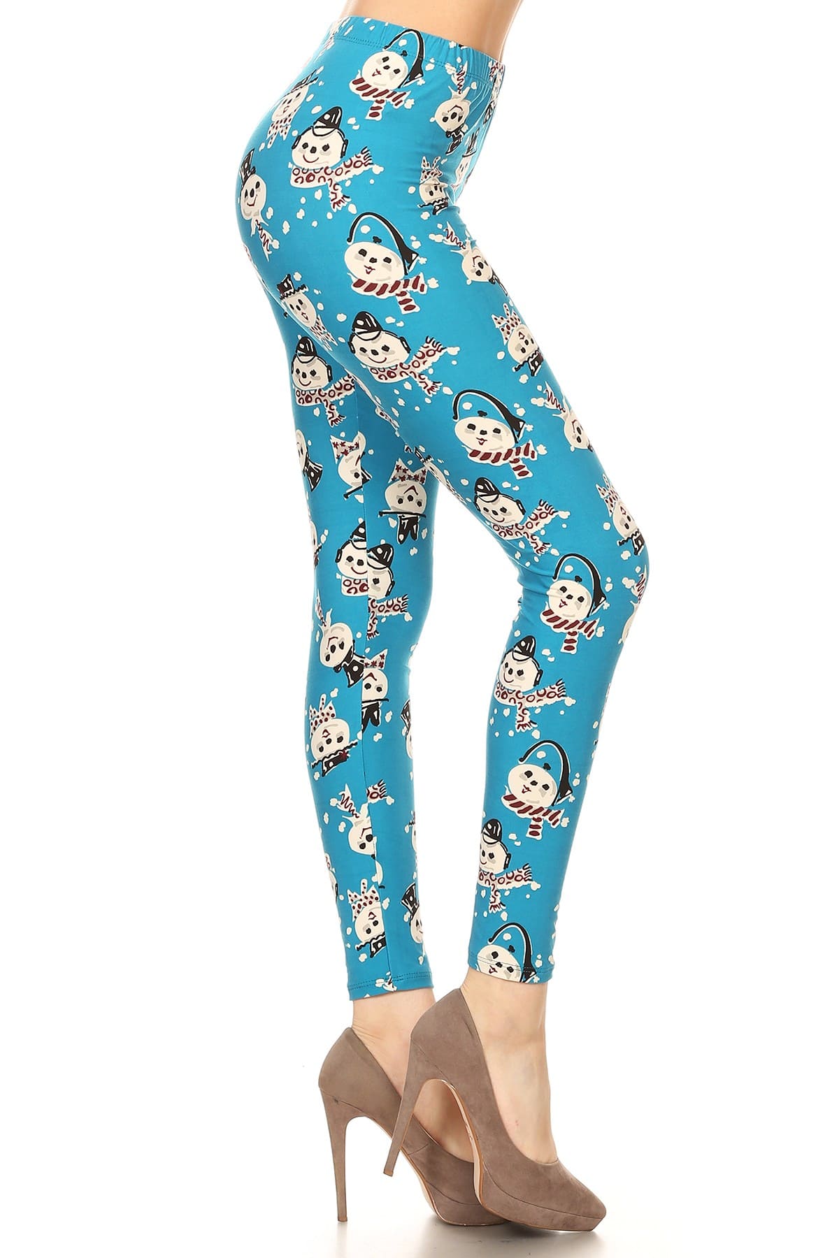 Snowman Christmas Leggings