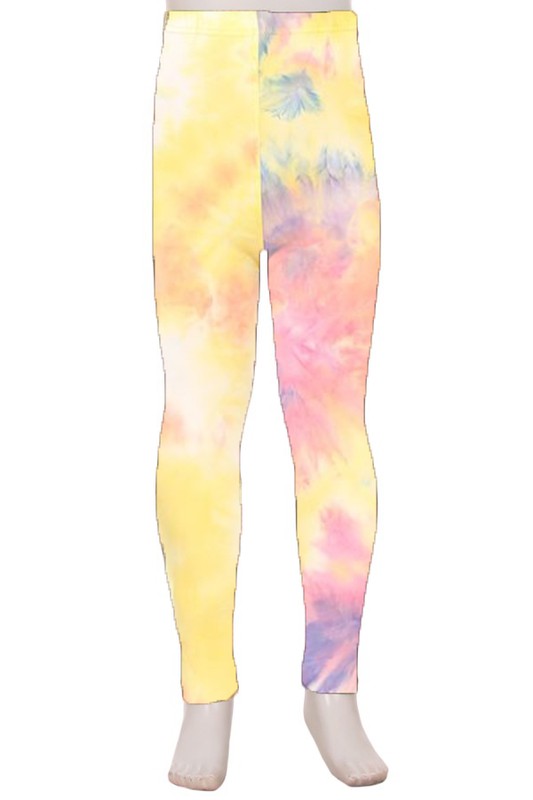 Sunrise Tie Dye Kids Leggings