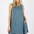 long tank top to wear with leggings featuring two side pockets 