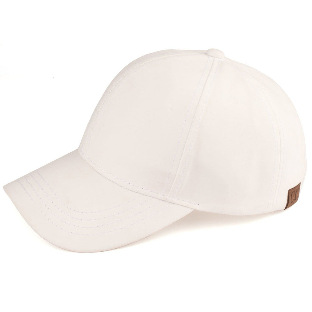 CC Baseball Cap White