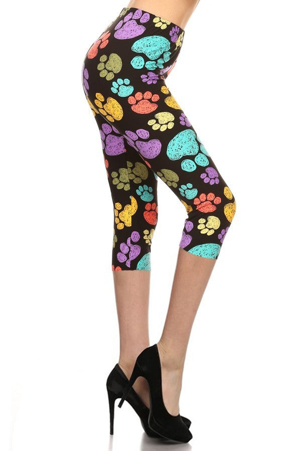 Paw print sale yoga pants