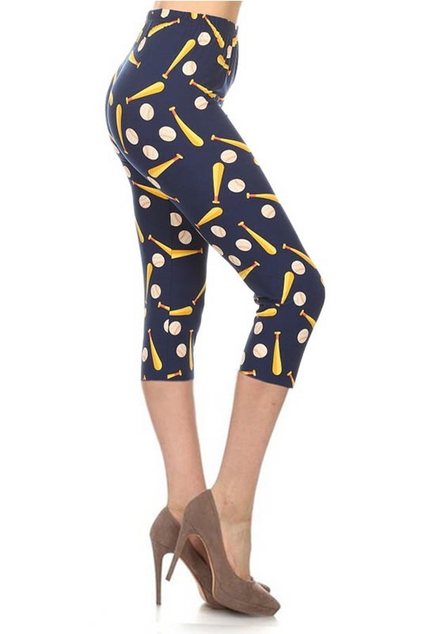 Swing Batter Batter Capri Leggings Leg Smart