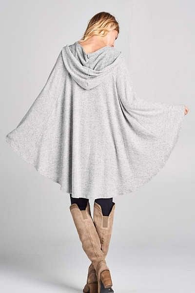 Hooded poncho 2025