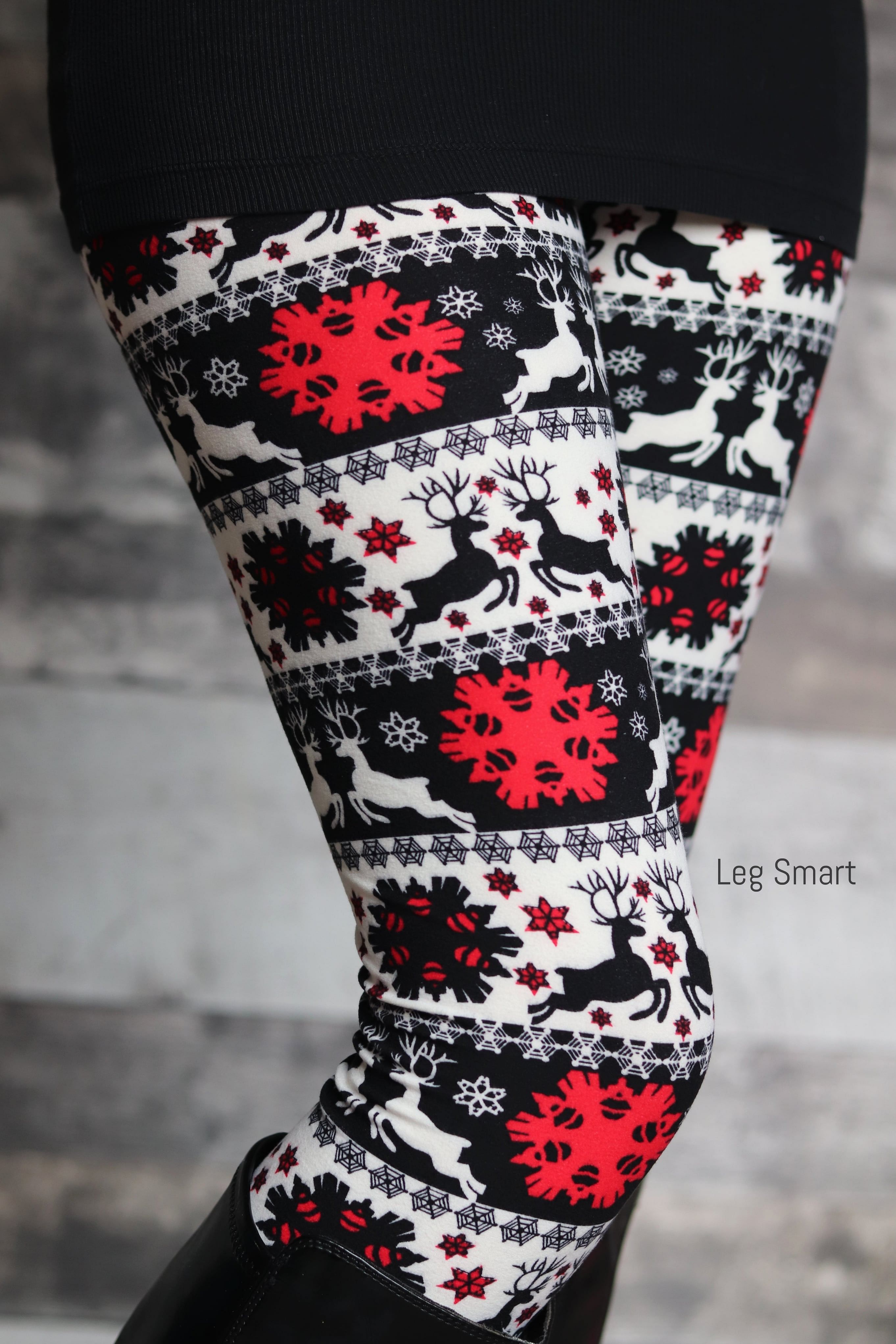 Reindeer Rally Christmas Leggings