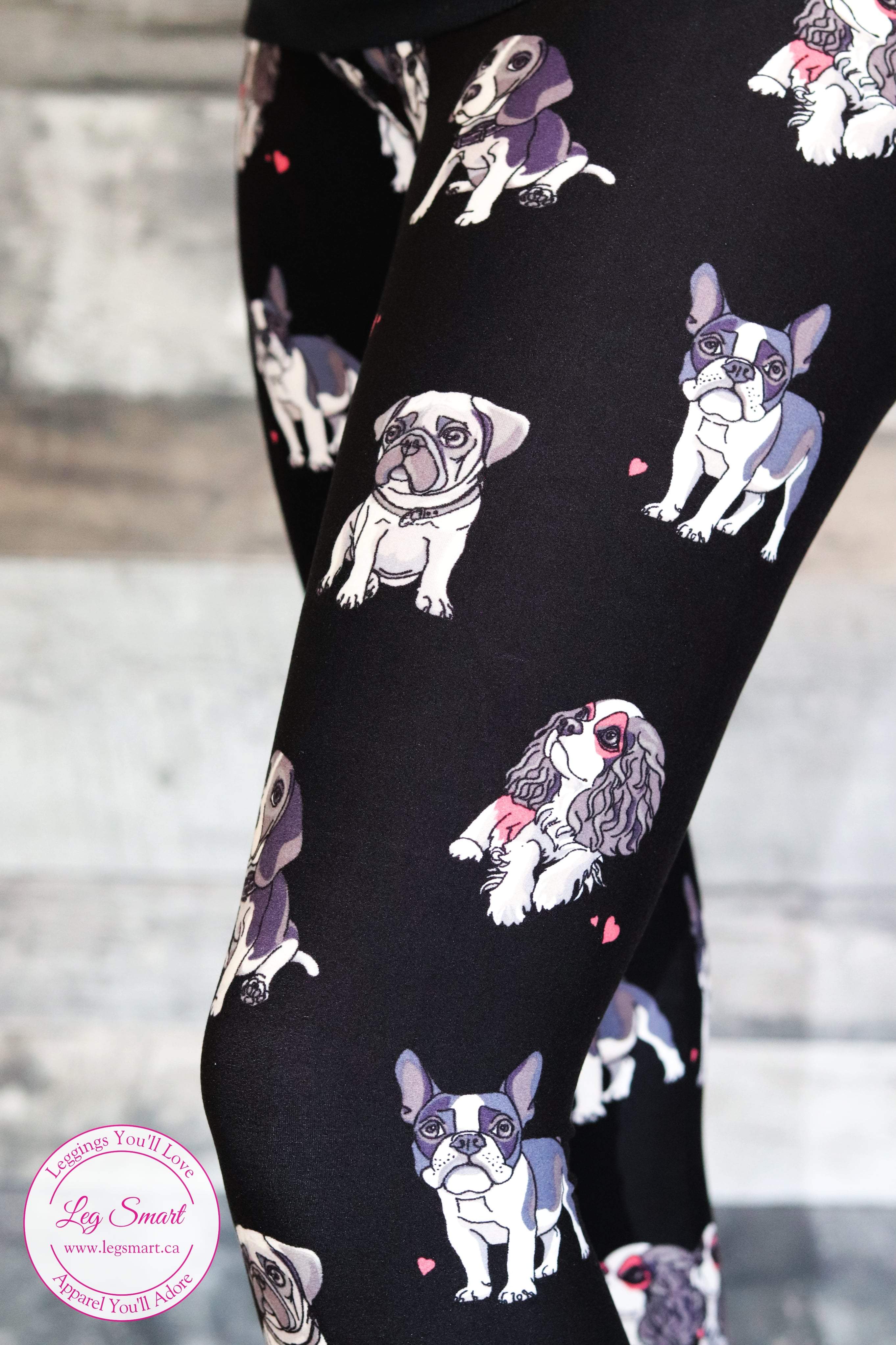 Puppy Love Leggings Leg Smart