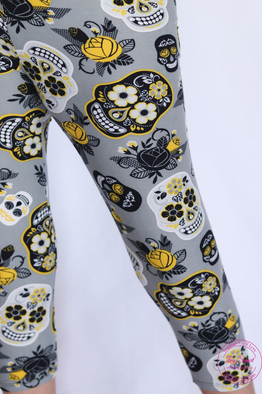 Lemon Skull Capri Leggings – Leg Smart