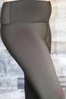 Legging en polaire Yoga Band {Noir, Marine, Bordeaux, Olive}
