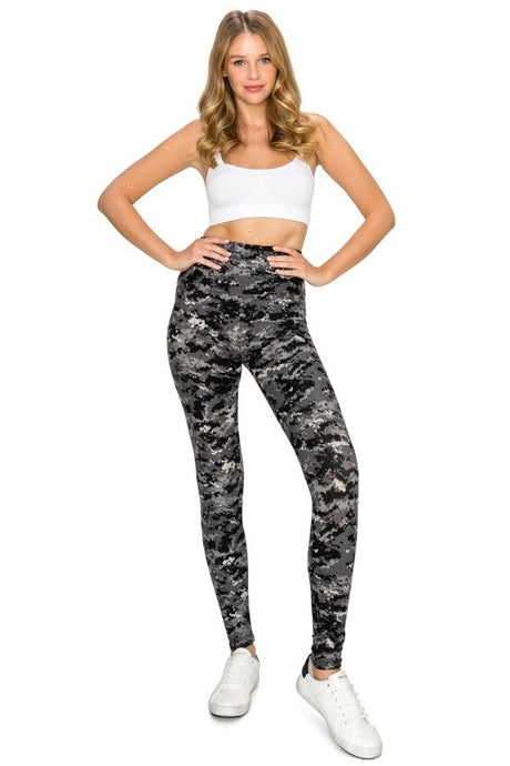 Legging camouflage pixélisé