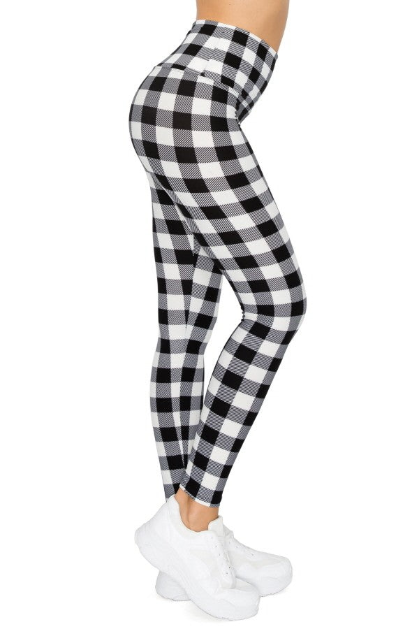 Scottish Tartan Plaid Leggings - Designed By Squeaky Chimp T-shirts &  Leggings