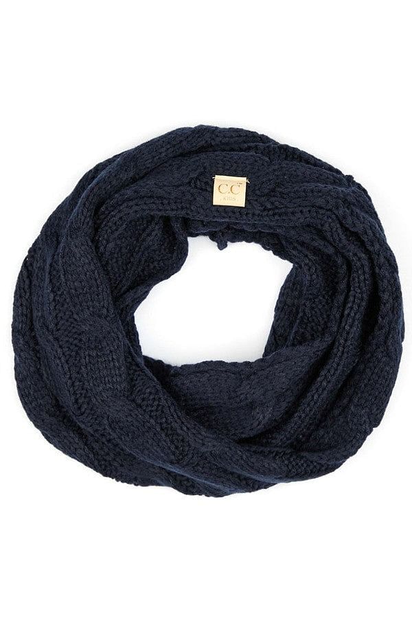 Black Little Miss Infinity Scarf