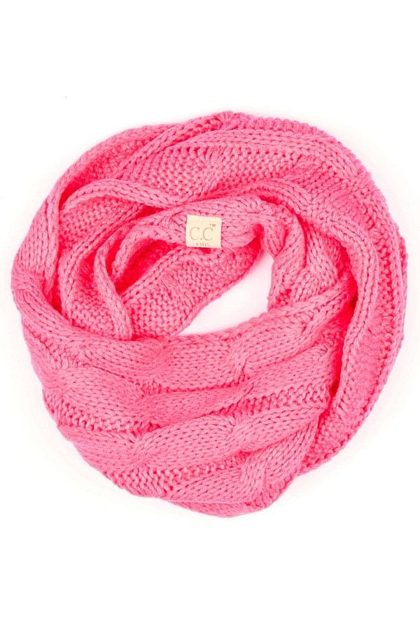 Chunky Knit Infinity Scarf - Little Miss