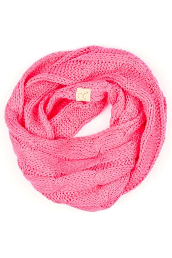 Chunky Knit Infinity Scarf - Little Miss – Leg Smart