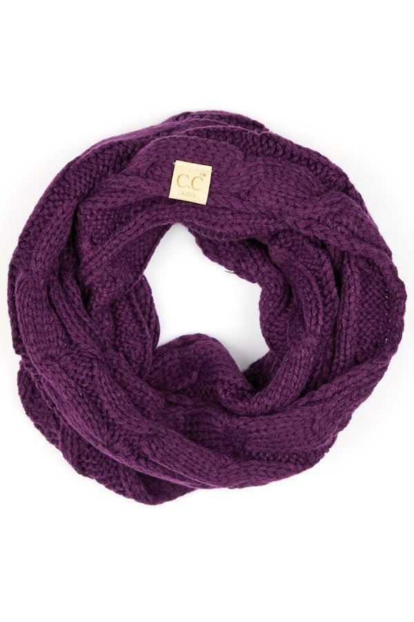Chunky Knit Infinity Scarf - Little Miss – Leg Smart
