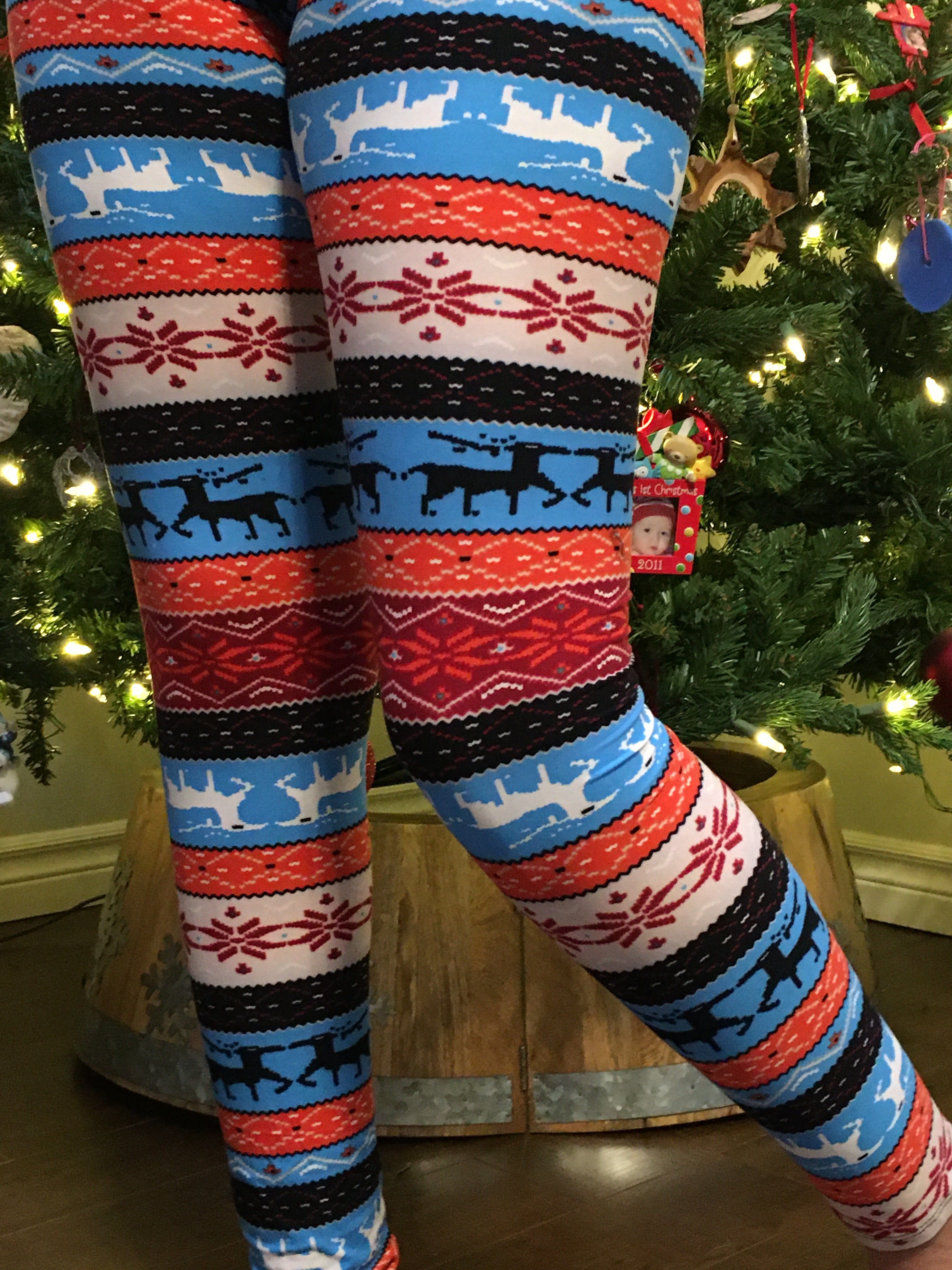 Christmas by the Ocean Leggings – Leg Smart