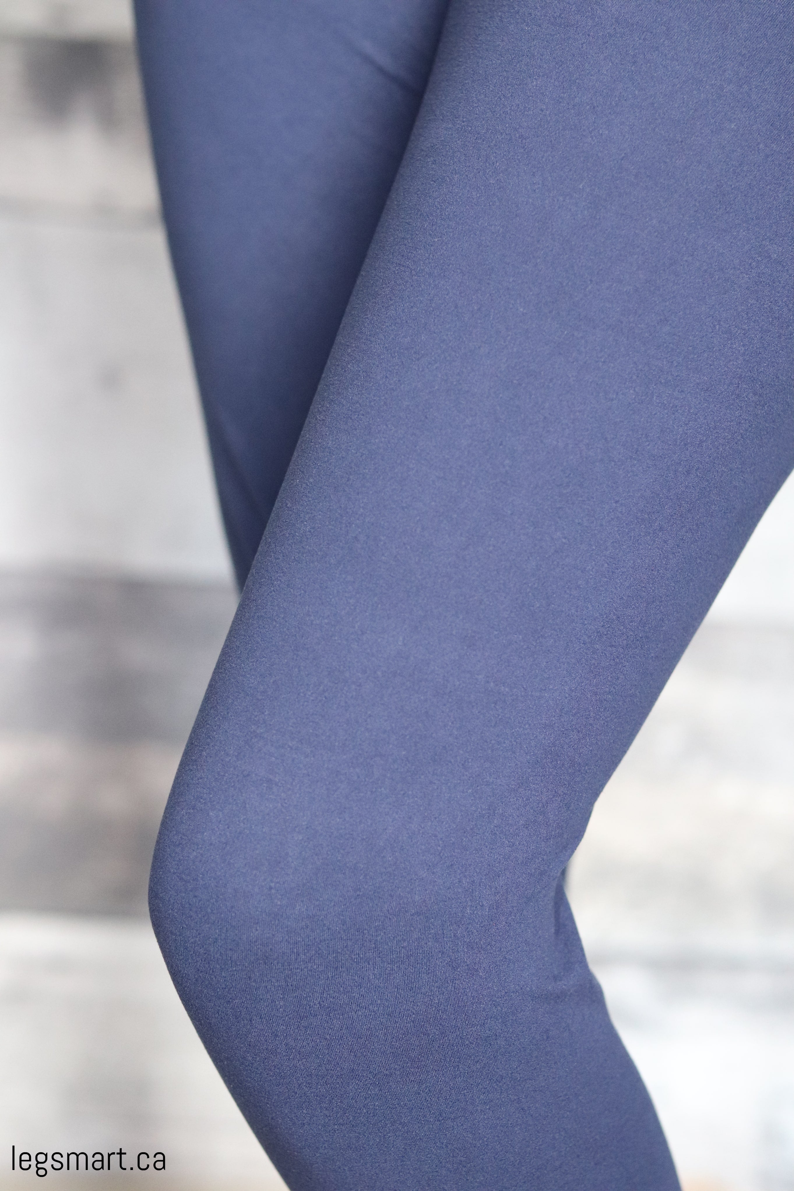 Skin color stretchable cotton ankle Leggings-LGA71