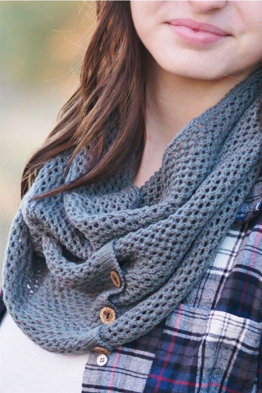 Knit Inifinity Scarf - various colours - Leg Smart - 1
